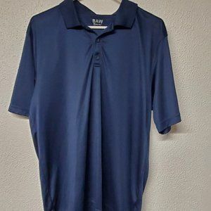 Polo Shirt for Men - Navy Blue - BAW Brand - Size Large